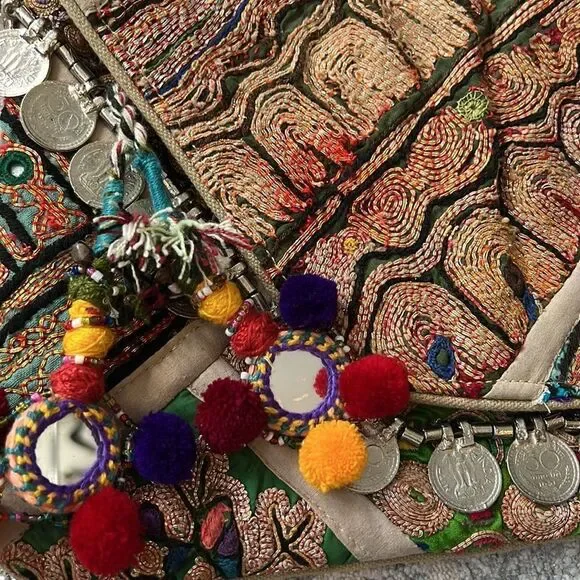 NWT antik batik boho clutch hand work - Picture 5 of 12